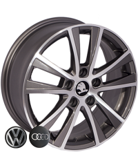 Replica Skoda SSL480 GP R16 W6.5 PCD5x112 ET42 DIA57.1